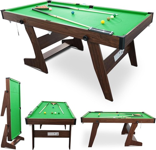 6ft folding pool snooker table - pool,
