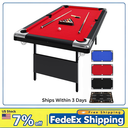 6ft folding pool table - 6ft,