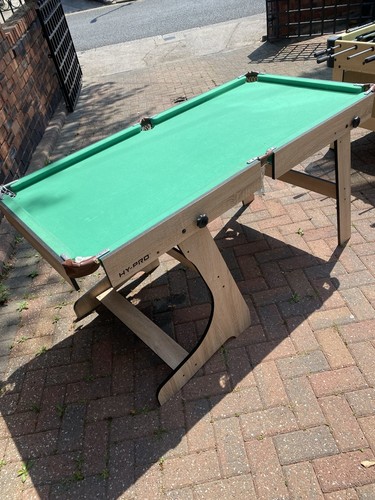 Pro 6ft folding snooker - hy-pro, and