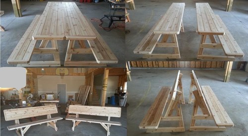 The pic bench cedar picnic - the,