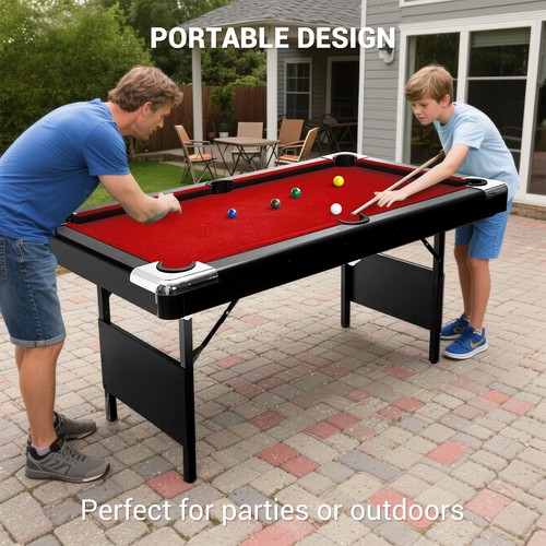 Pool table foldable - 6,