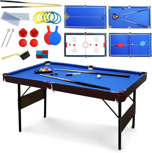 Folding pool table 4 - pool, table,