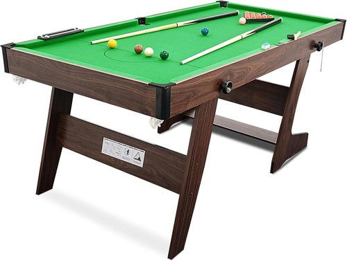 6ft folding pool table snooker - 6ft,