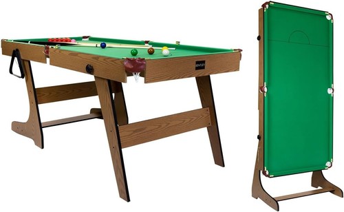 6ft folding pool table pub - 6ft,