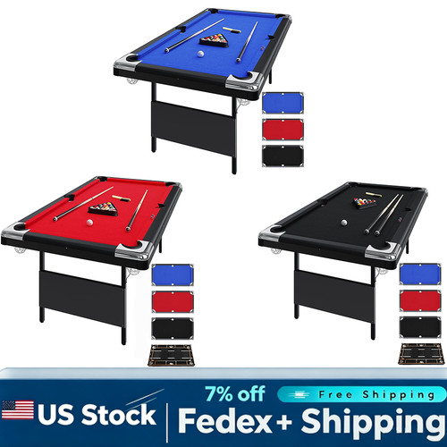 Folding pool table cues - pool, w/