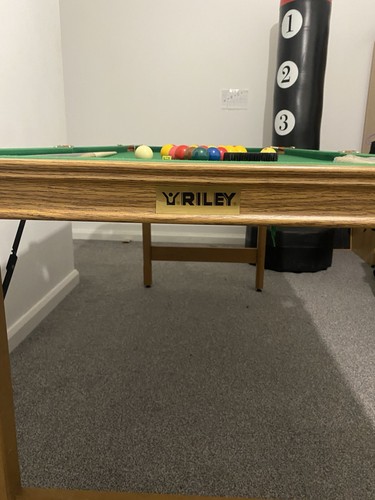 Riley folding pool table 6ft - table,