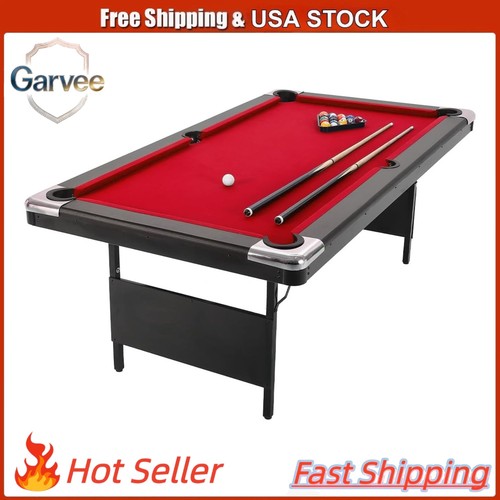 7ft foldable pool table with - table,